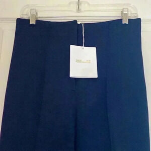 NWT Diane Von FURSTENBURG High Waisted Skinny in Navy Blue Size 6